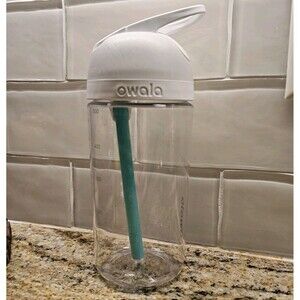 Owala Freesip 16oz Clear Tritan Plastic Water Bottle with Straw, Bpa-Free